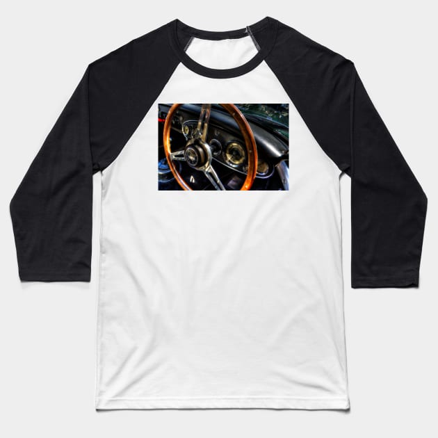 Steering Wheel & Dashboard Baseball T-Shirt by axp7884